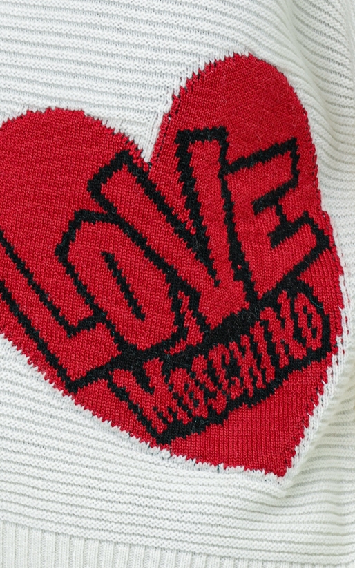 LOVE MOSCHINO-Bluza cu aspect tricotat
